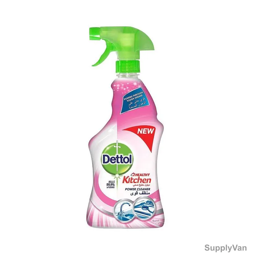 Dettol Healthy Kitchen Power Cleaner Trigger Spray, Rose, 500ML — image 1