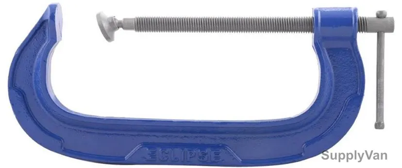 Eclipse G-Clamp, EGC10R, 10 Inch, Blue