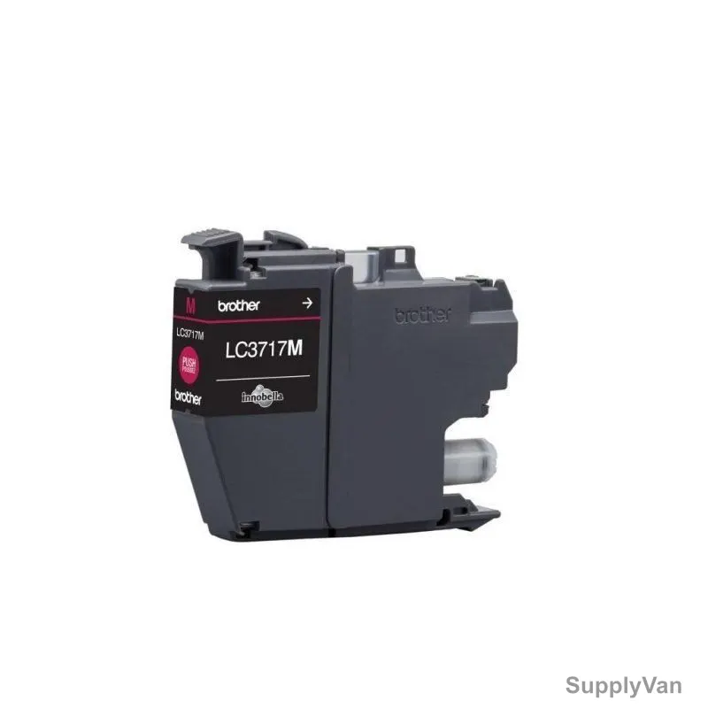 Brother Ink Cartridge, LC3717M, 550 Pages, Magenta — image 1