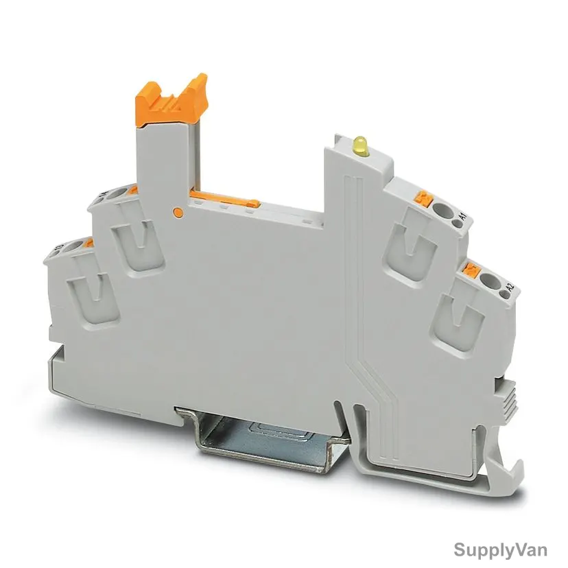 Phoenix Contact DIN-Rail Mounted Relay Socket, RIF-0-BPT-1, 12-24VDC, 8A — image 1