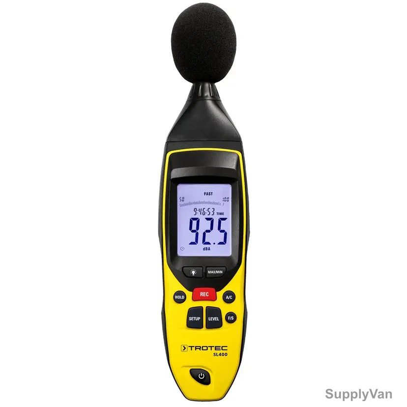 Trotec Sound Level Measuring Device, SL400, LCD, 30 to 130 dBA — image 1