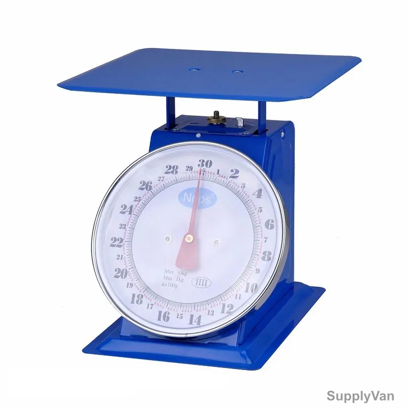 Manual Weighing Scale, Metal, 30 Kg Weight Capacity, Blue