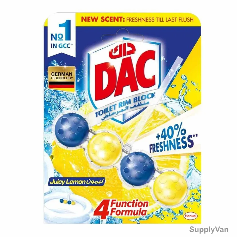 Dac Power Active Toilet Rim Block, Juicy Lemon, 50GM — image 1