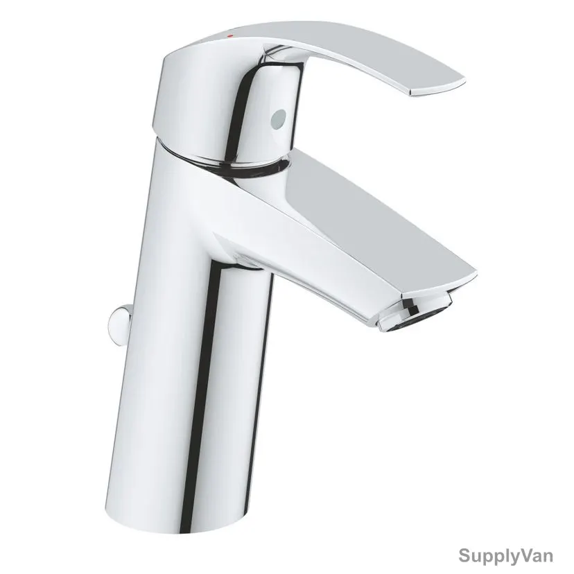 Grohe Single Lever Medium Basin Mixer, 2332210F, Eurosmart, Metal, 5.0 Ltrs/Min, Starlight Chrome Finish — image 1