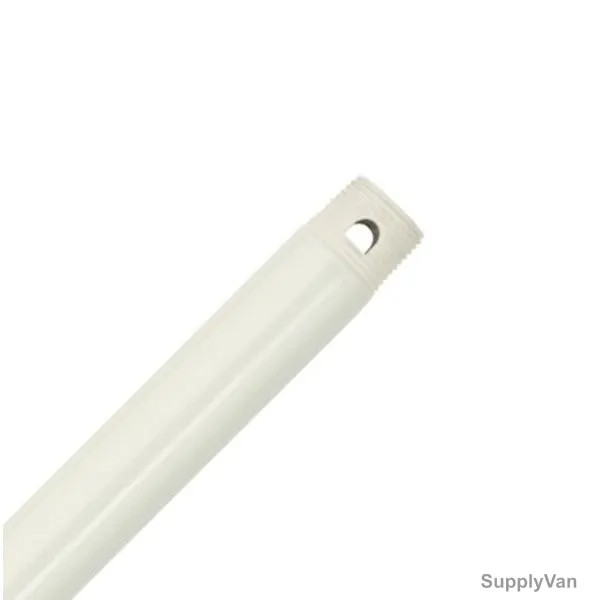 Hunter Extension Downrod, 25156, 12 Inch, Satin White