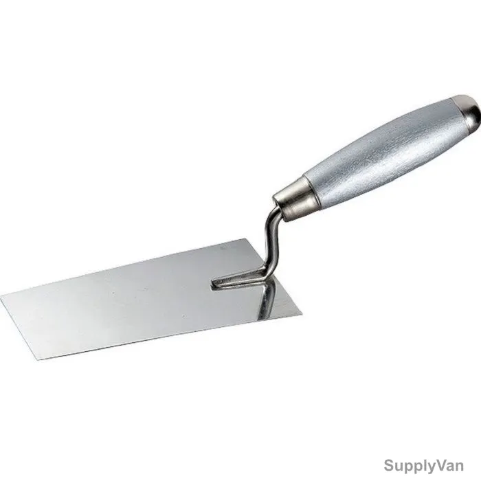 Mtx Sand Trowel With Wooden Handle, 863209, Stainless Steel, 160 x 84MM