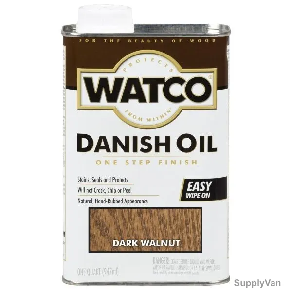 Rust-Oleum Danish Oil, A65841, WATCO, 947ML, Dark Walnut