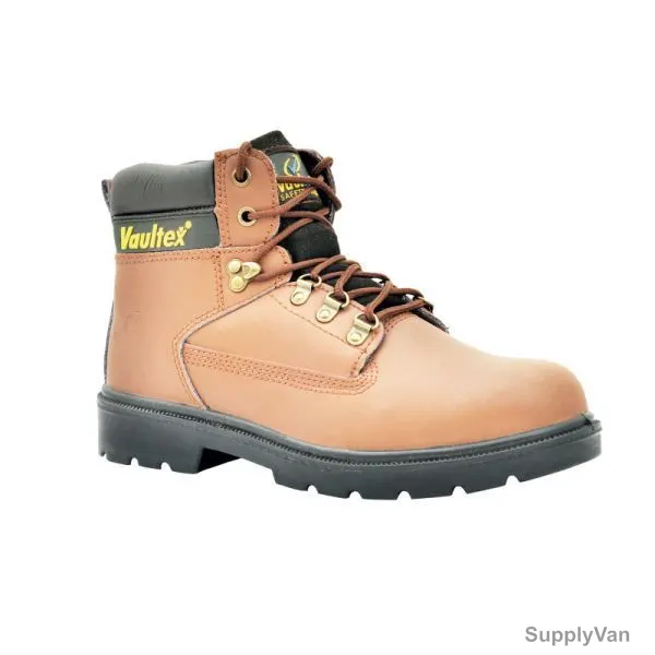 Vaultex Steel Toe Safety Shoes, 12K, Size46, Black, High Ankle