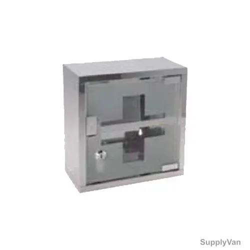 3W First Aid Cabinet, 3W-9330, Stainless Steel, S, Silver