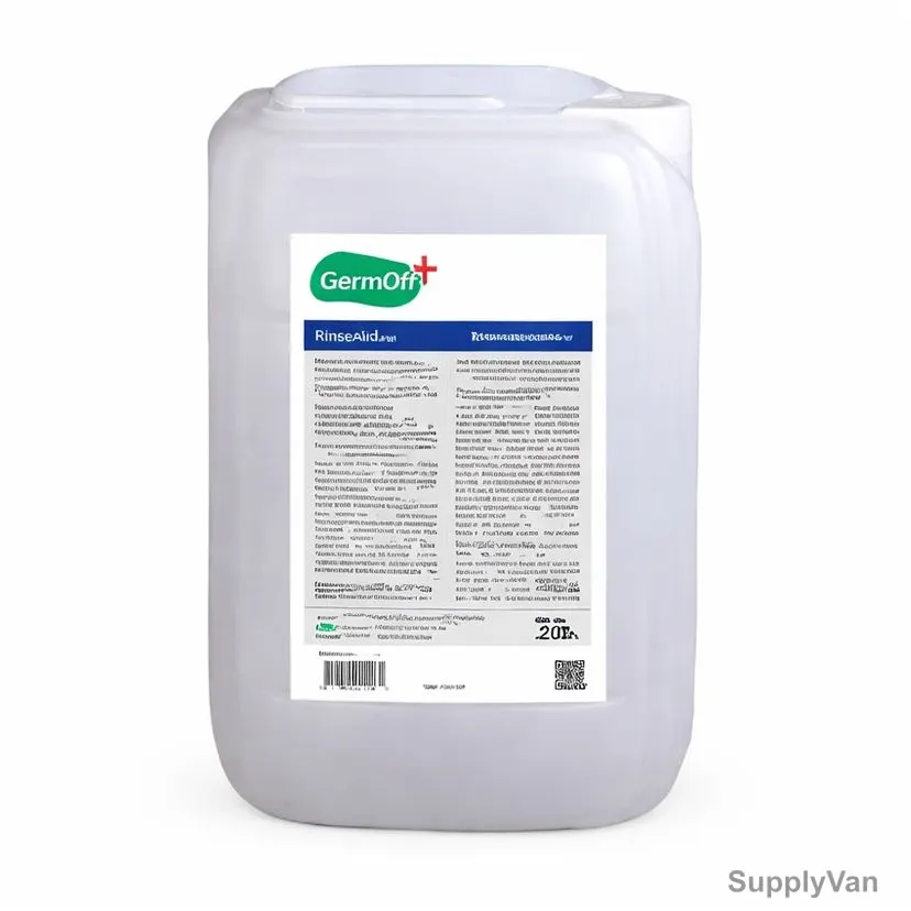 Germoff Rinse Aid Dishwashing , GK22, Liquid, 20 Ltrs