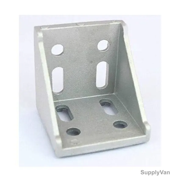 Extrusion 90 Degree Corner Bracket, 60 Series, Aluminium, PK2