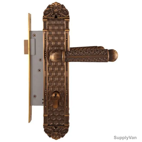 Fealty Door Lock, Zinc Alloy, Brown
