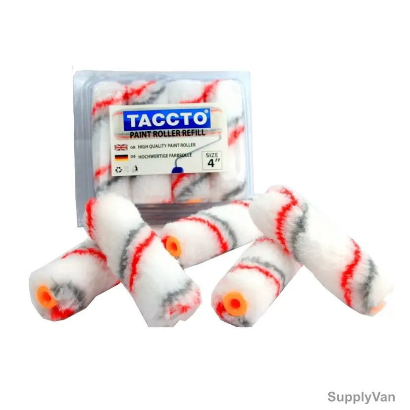 Taccto Paint Roller Refill 10CM, White, 10 Pcs/Pack