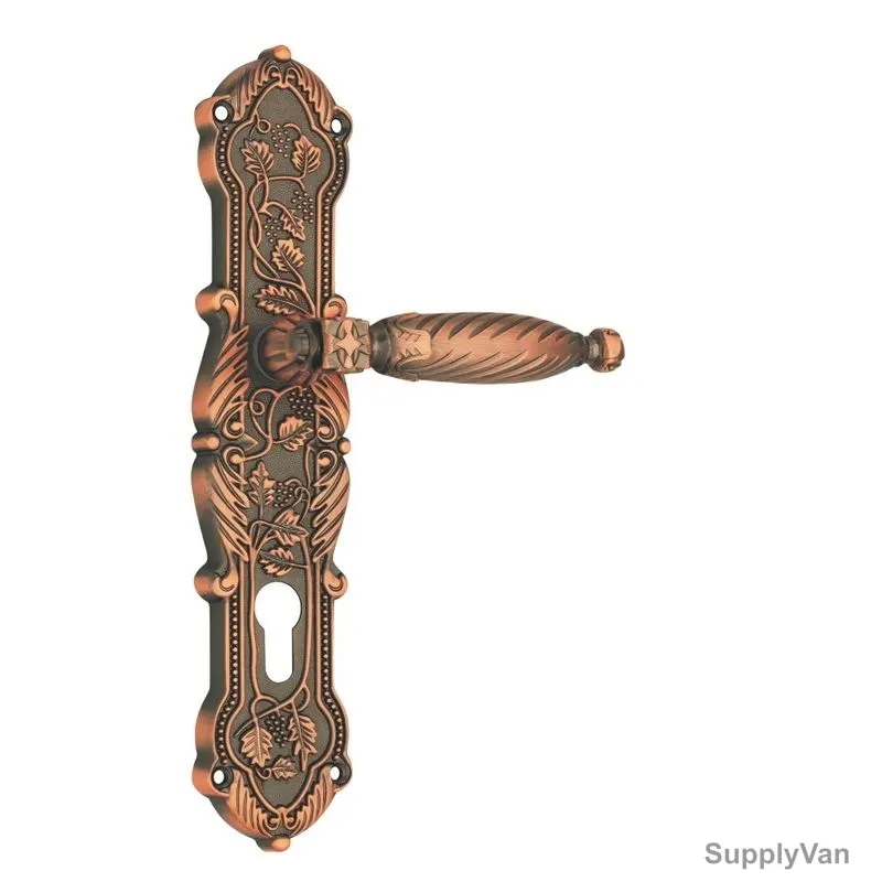 Burano Door Handle, AA45-AA65, Zinc, Screw Mount, 250MM