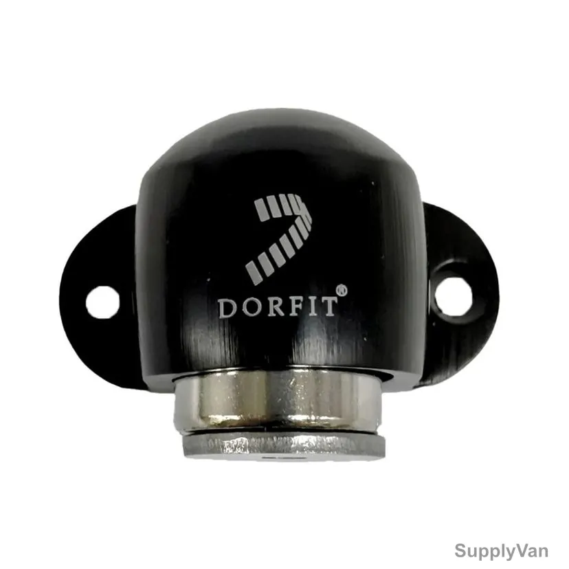 Dorfit Magnetic Floor Mounted Door Stopper, DTDS031-MB, Zinc Alloy, 37MM x 53MM, Matt Black — image 1