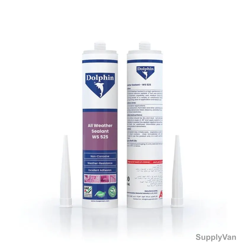 Dolphin Silicone Sealant, WS-525, 280ML, PK24
