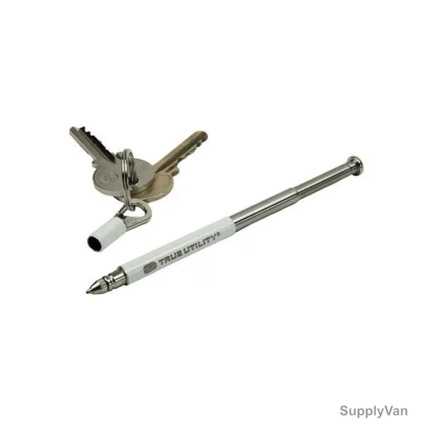True Utility Multi Tool Keyring, TU-257W, White — image 1
