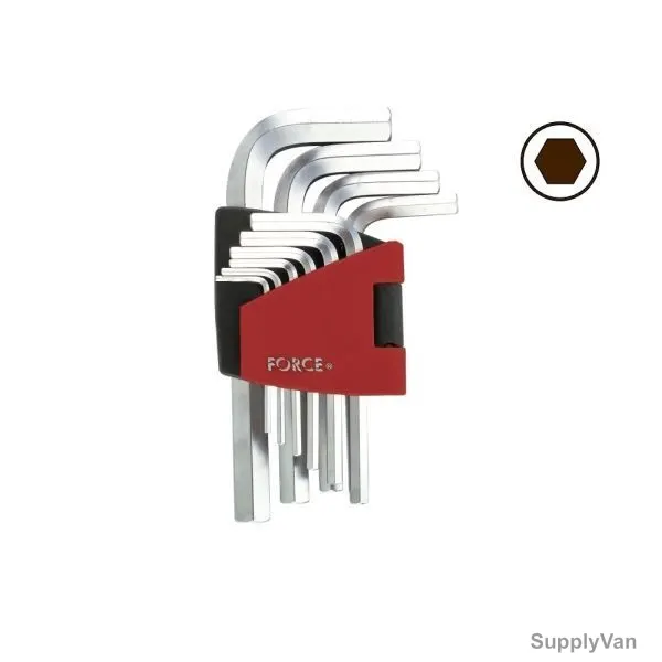Force Hex Key Set, 5102, 10 Pcs/Set