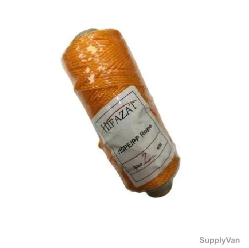 Hifazat Rope, SH-NROR-2100, Nylon, 2MM x 91.44 Mtrs, Orange