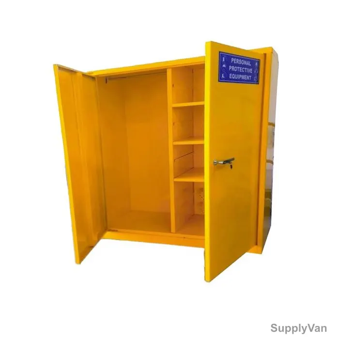 D-Safe Double Door PPE Storage Cabinet, 173CM Height x 110CM Width x 45CM Length
