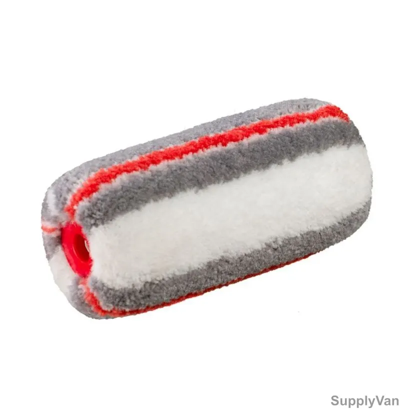 Beorol Paint Roller Cover, VJMSR188, Jumbo Master, White and red