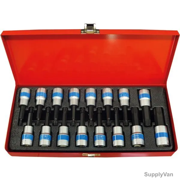 King Roy Bits Socket Set, 7392, 016MSA, 16PCS