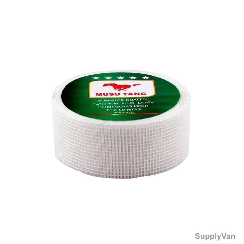 Musu Tang Self Adhesive Tape, JNT21, Fiberglass Mesh, 2 Inch x 50 Mtrs, White