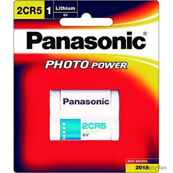 Panasonic Lithium Battery, 2CR5, 1500 mAh, 6V — image 1