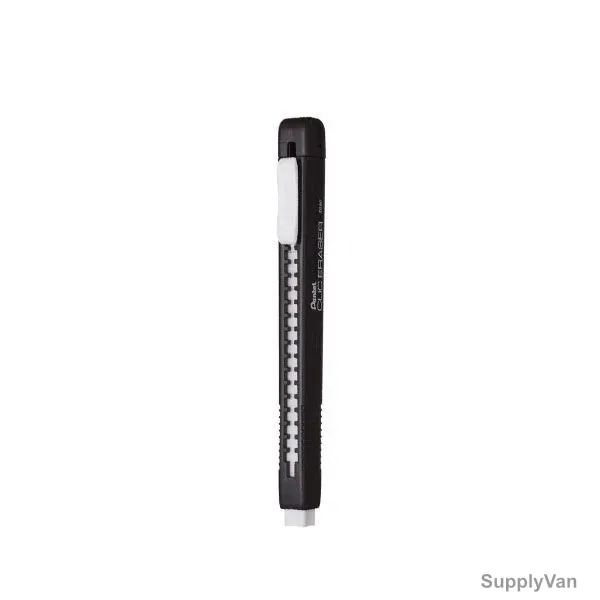 Pentel Click Eraser Pen, PE-ZE80-A, Black