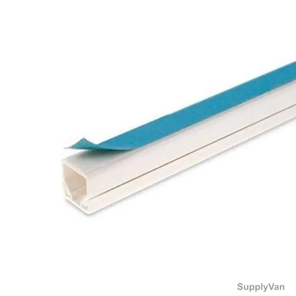 Self-Adhesive Trunking, PVC, 16MM x 1 Mtr, Blue