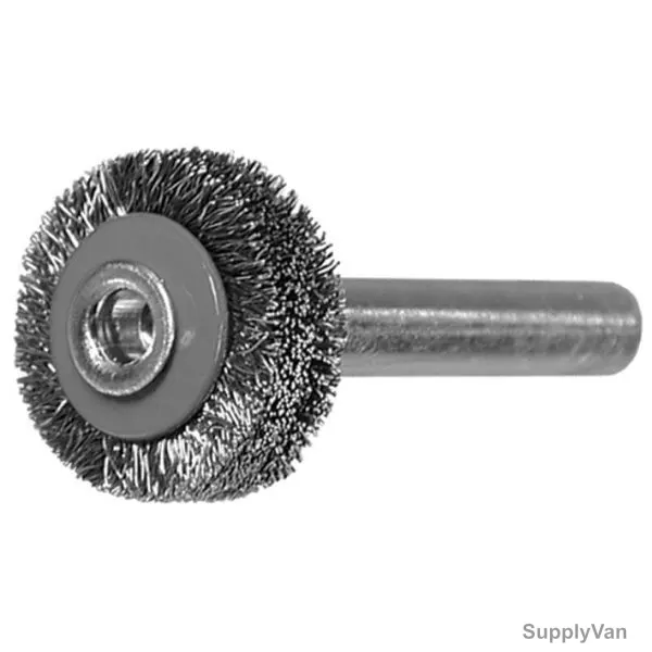 Osborn Wire Wheel Brush With Shank, 0002-503142, Crimped, 11 x 40MM