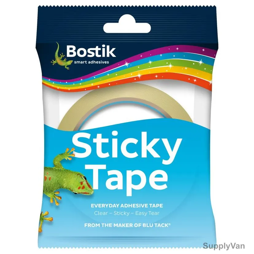 Bostik Sticky Adhesive Tape, 30614974, 24MM Width x 50 Mtrs Length, Transparent — image 1