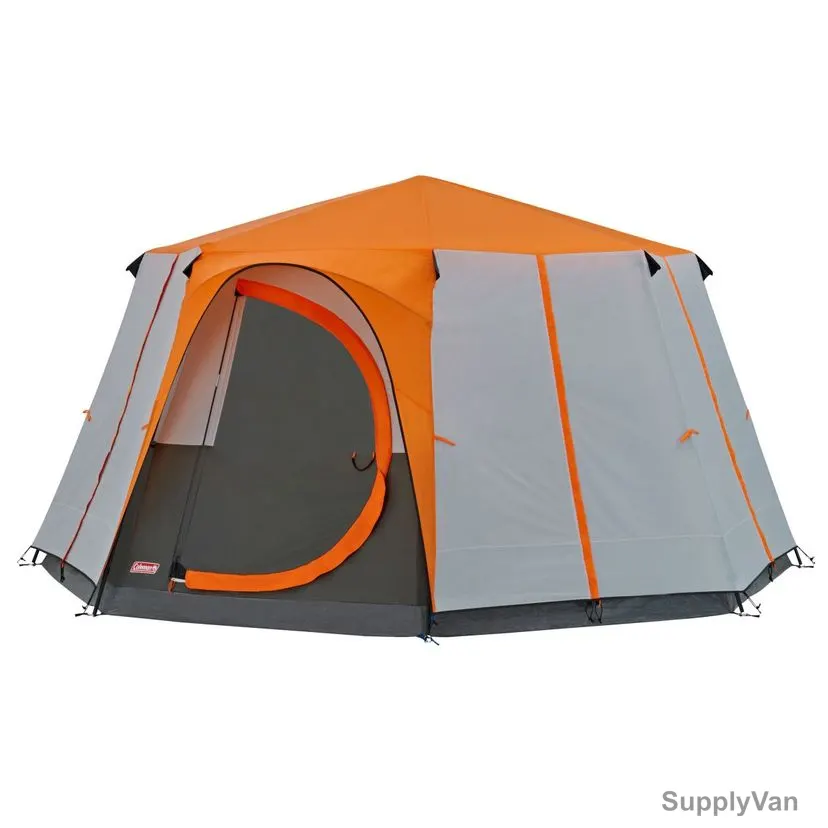 Coleman Cortes Octagon Tent, 2000019550, 8 Persons, Orange — image 1