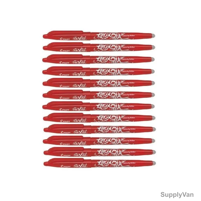 Pilot Erasable Rollerball Pen, BL-FR7-R, Frixion, 0.7MM, Red, PK12