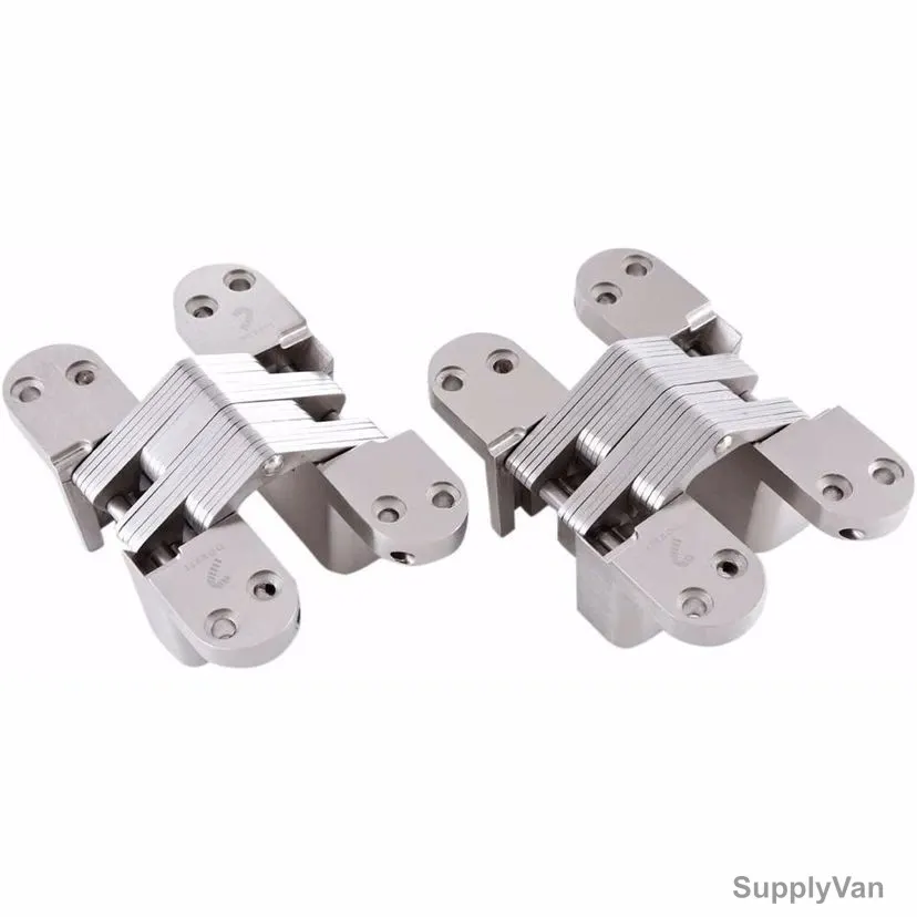 Dorfit Concealed Hinge, DTCH005, 16x70mm, Zinc Alloy, Satin Nickel
