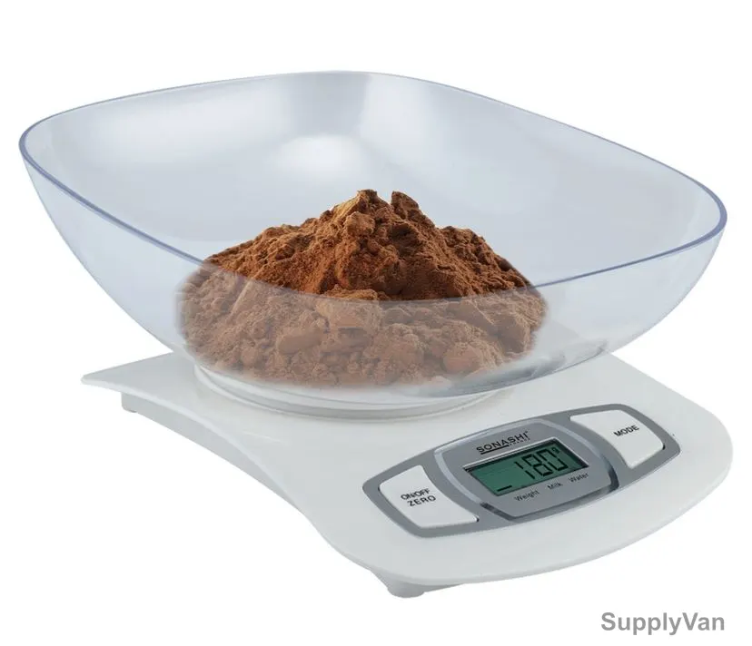 Sonashi Kitchen Scale, SKS-001, 5 KG, White