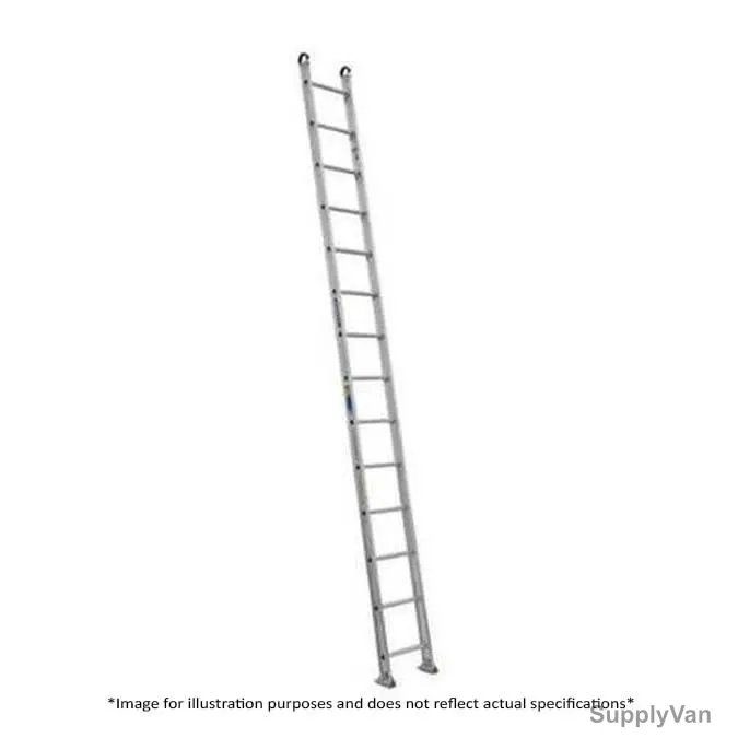 Zamil C-Section Single Straight Ladder, CSL-11, Aluminium, 1 Side, 11 Steps, 3.05 Mtrs