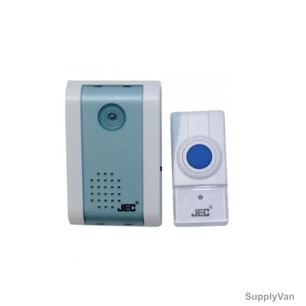 JEC Wireless Door Bell, BR-1449, 3-4.5V, White and Blue