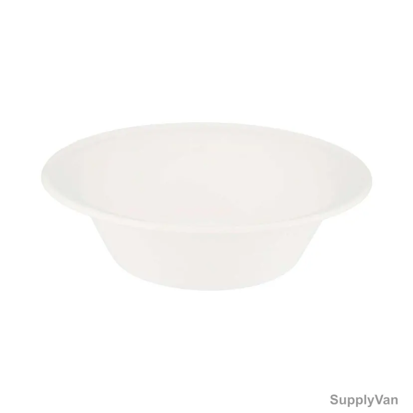 Bio-Degradable Wide Rim Bowl, 32 Oz, White, 200 Pcs/Pack