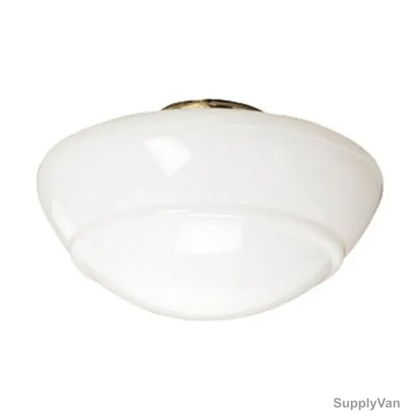 Hunter Schoolhouse Globe, 22565, 150MM, White