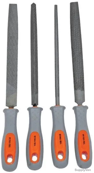 Pro-Tech Files Set, PFSET-4, 8 Inch, 4PCS