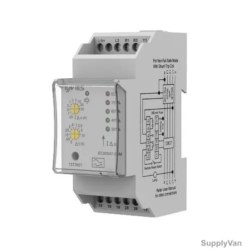 Enza Earth Leakage Relay, 110-240VAC/DC, 30mA-30A