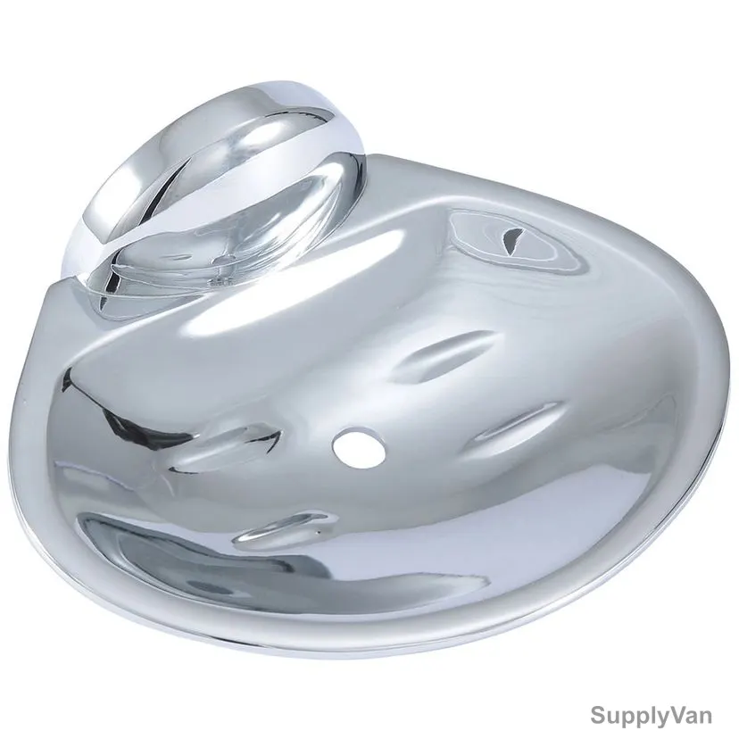 Linisi Soap Dish, 81911, Silver Colour, Brass