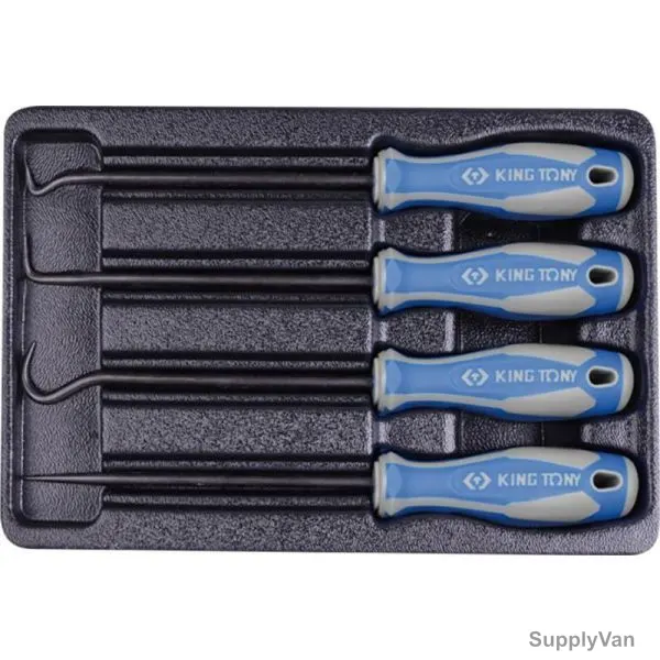 Kingtony Pick and Hook Set, 930904AY, 4 Pcs/Set