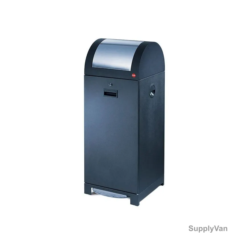Hailo Pedal Waste Bin, HLO-0971-009, ProfiLine WSB XXL, 70 Litres, Black