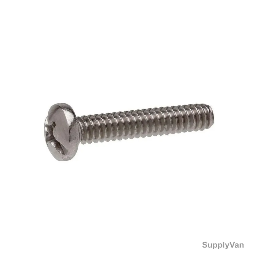 TP Zinc Plated Screw, Metal, Fine, 7x50, PK1000