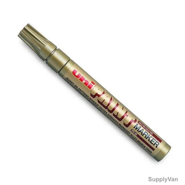Uni-Ball Bullet Tip Paint Marker, PX20-BN, 2.0MM Tip Size, Brown, 12 Pcs/Pack