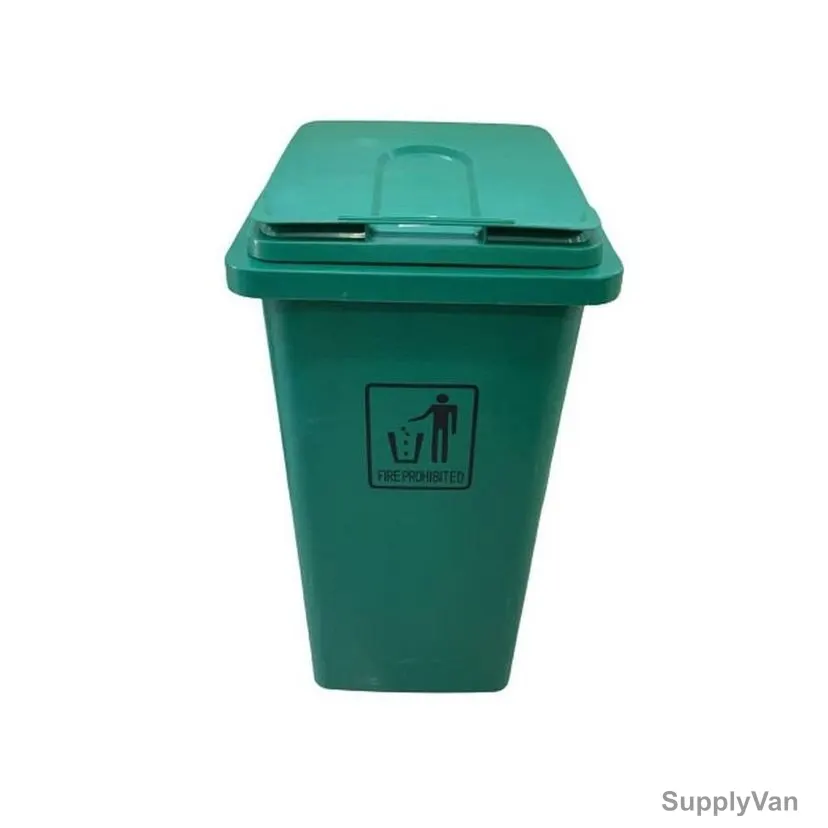 Akc Heavy Duty Garbage Bin, GC03G-120, Plastic, 120 Ltrs, Teal