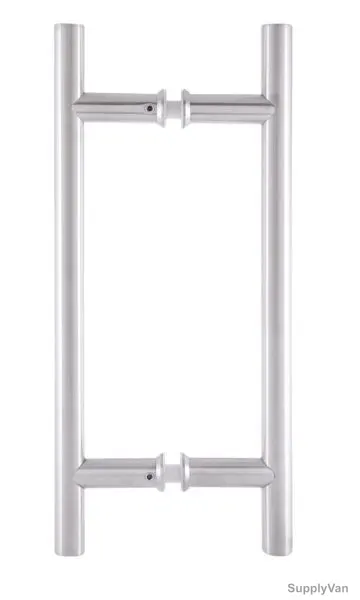 Dorfit H Couple Pull Door Handle, DTPH001, 19x325mm, SS, Satin