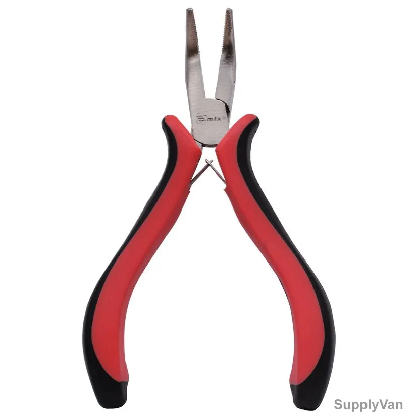 Mtx Mini Long Nose Plier With Two Component, 178129, CrV Steel, 130MM